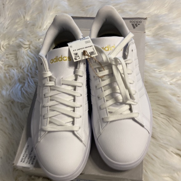 Adidas GRAND COURT 2.0 SHOES SIZE 8BRAND NEW WITH TAG COLOR WHITE - Picture 12 of 12
